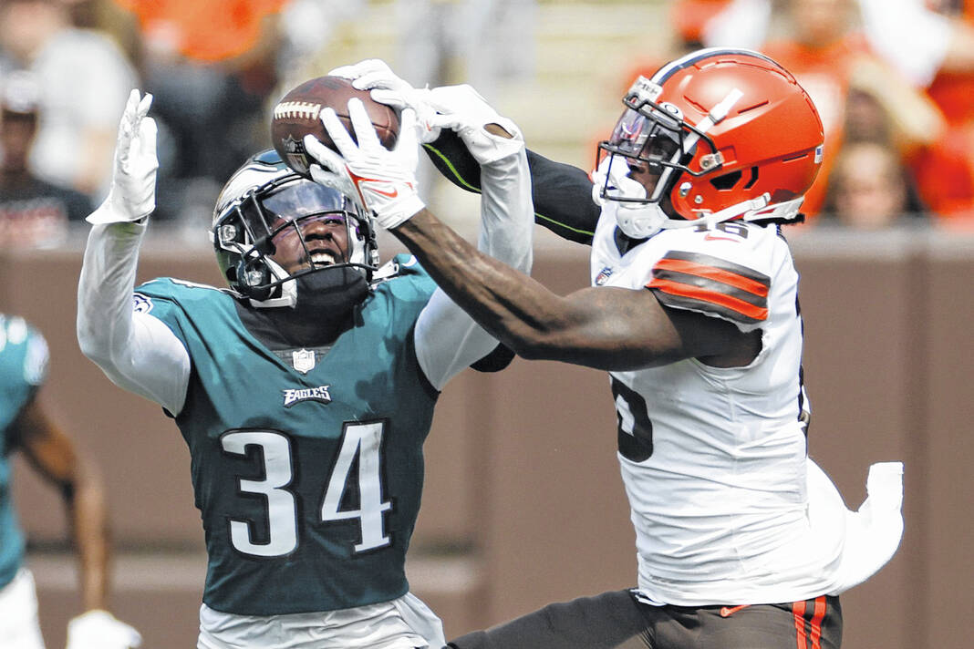 Cleveland Browns quarterback Joshua Dobbs vs. Philadelphia Eagles, August 21,  2022 