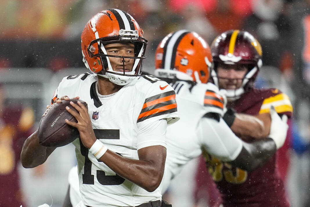 QB Jacoby Brissett to start Browns' preseason finale against Bears