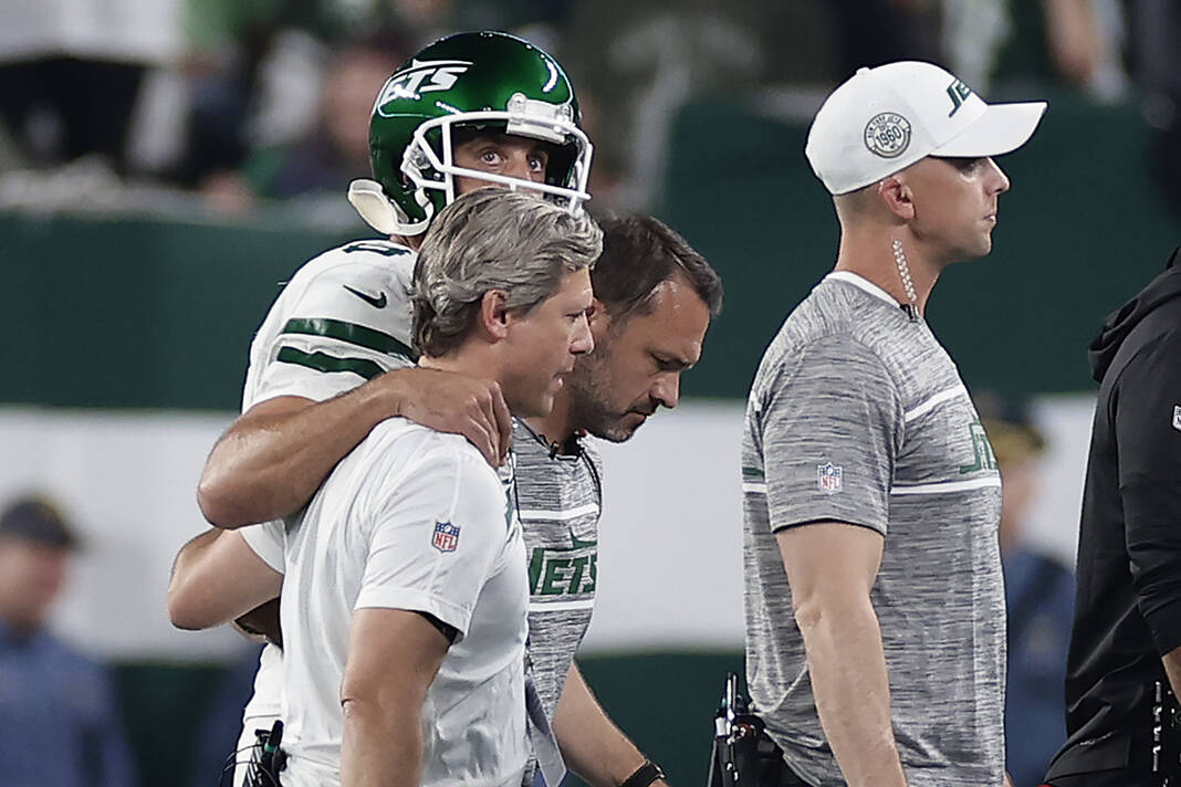 Jets' Rodgers will miss the rest of the season 