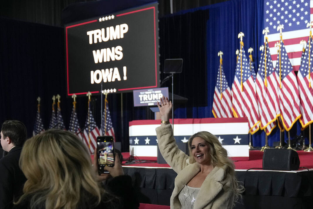 Trump Notches Commanding Win In Iowa Caucuses 