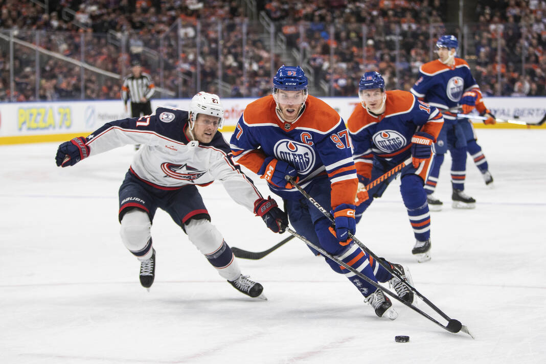 Oilers beat Blue Jackets 4-1 for 14th straight victory - LimaOhio.com